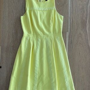 J. Crew Sunny Yellow Textured Dress